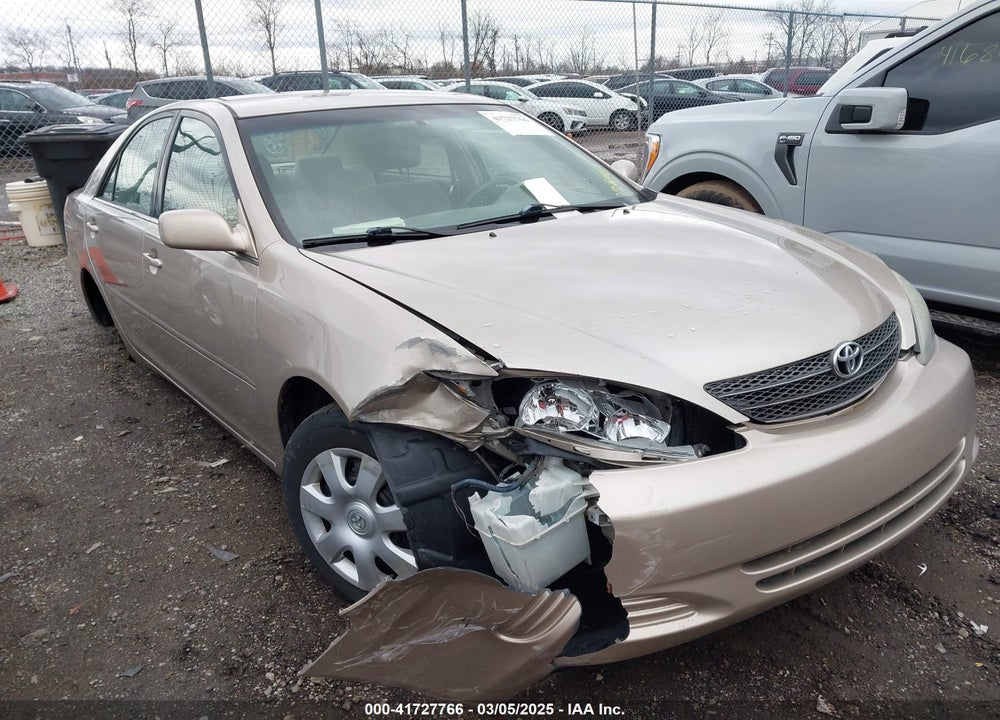2004 TOYOTA CAMRY LE VIN: 4T1BE32K44U922100