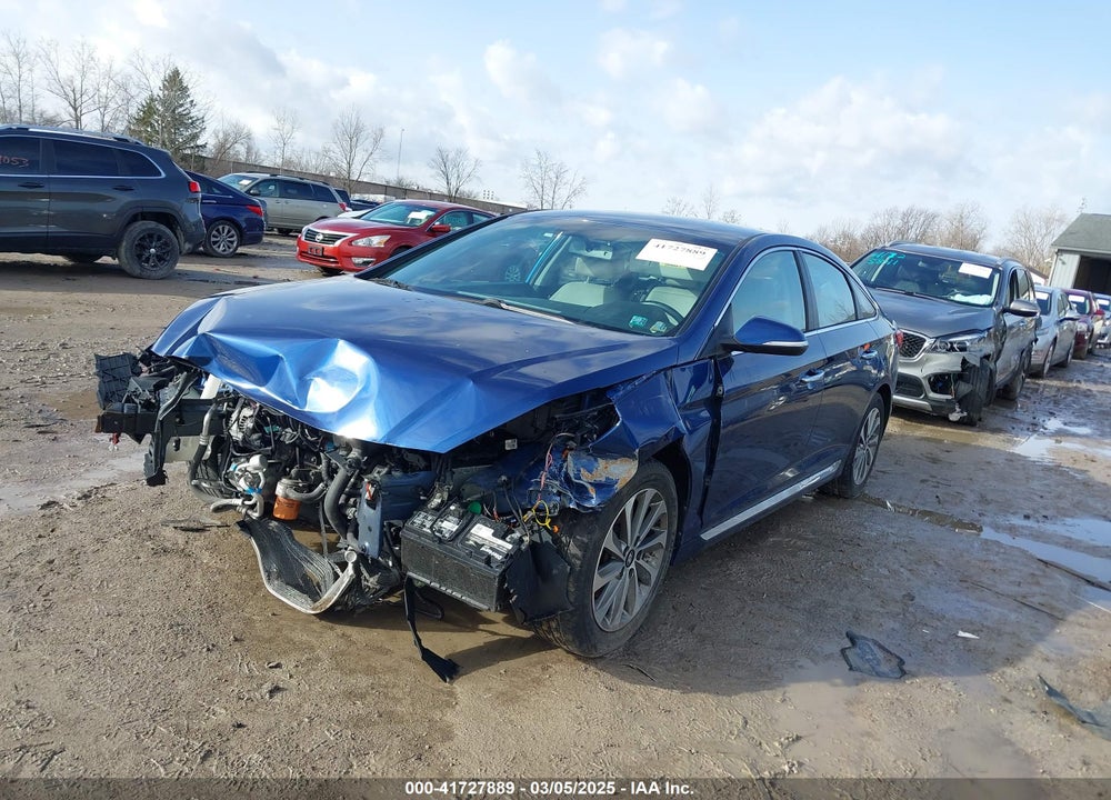 2016 HYUNDAI SONATA VIN: 5NPE34AF4GH339543