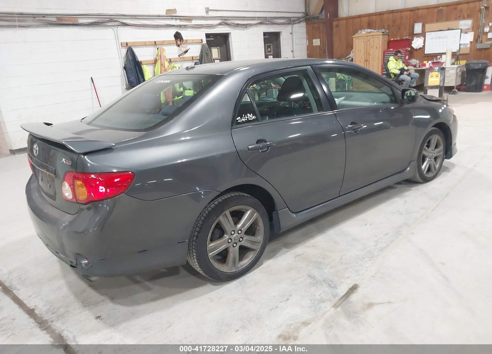 2009 TOYOTA COROLLA XRS VIN: 2T1BE40E49C029212