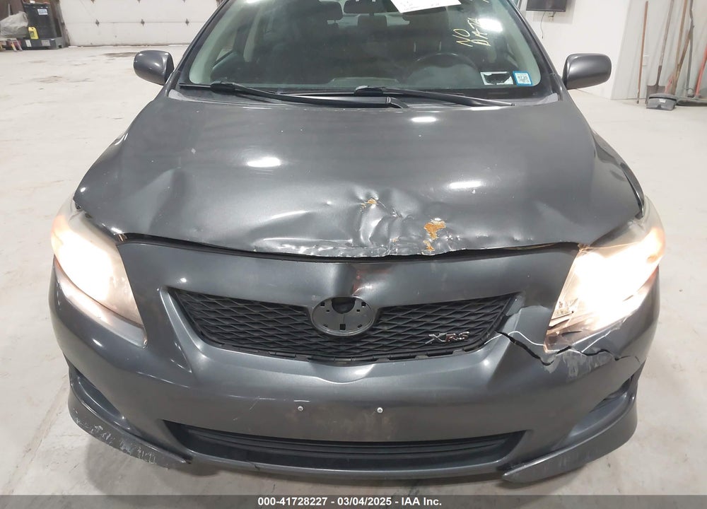 2009 TOYOTA COROLLA XRS VIN: 2T1BE40E49C029212
