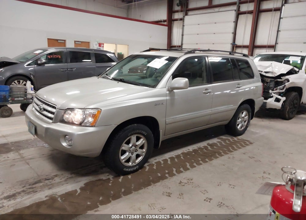 2002 TOYOTA HIGHLANDER LIMITED V6 VIN: JTEHF21AX20062928