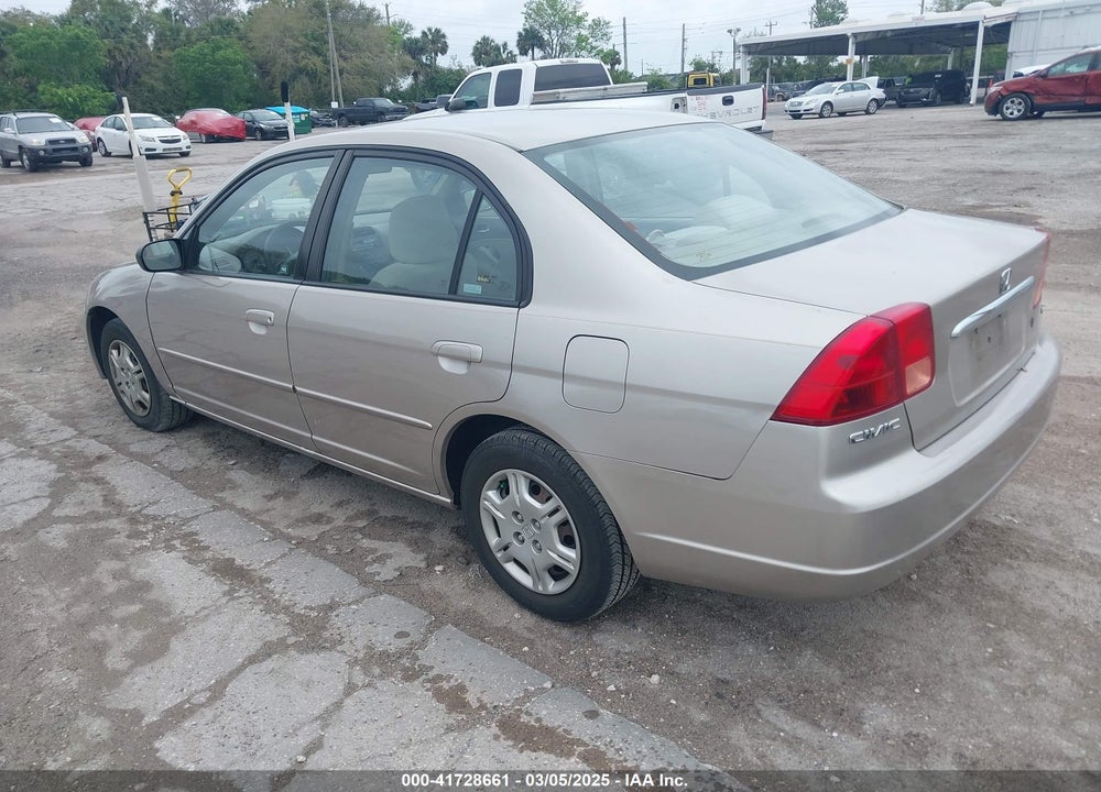 2002 HONDA CIVIC LX VIN: 1HGES16582L003451