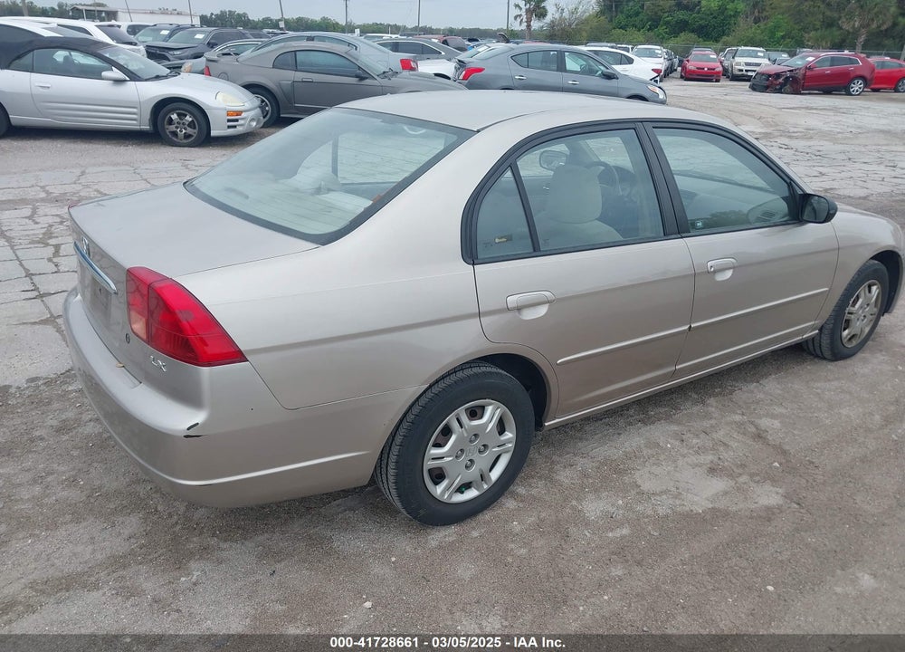 2002 HONDA CIVIC LX VIN: 1HGES16582L003451