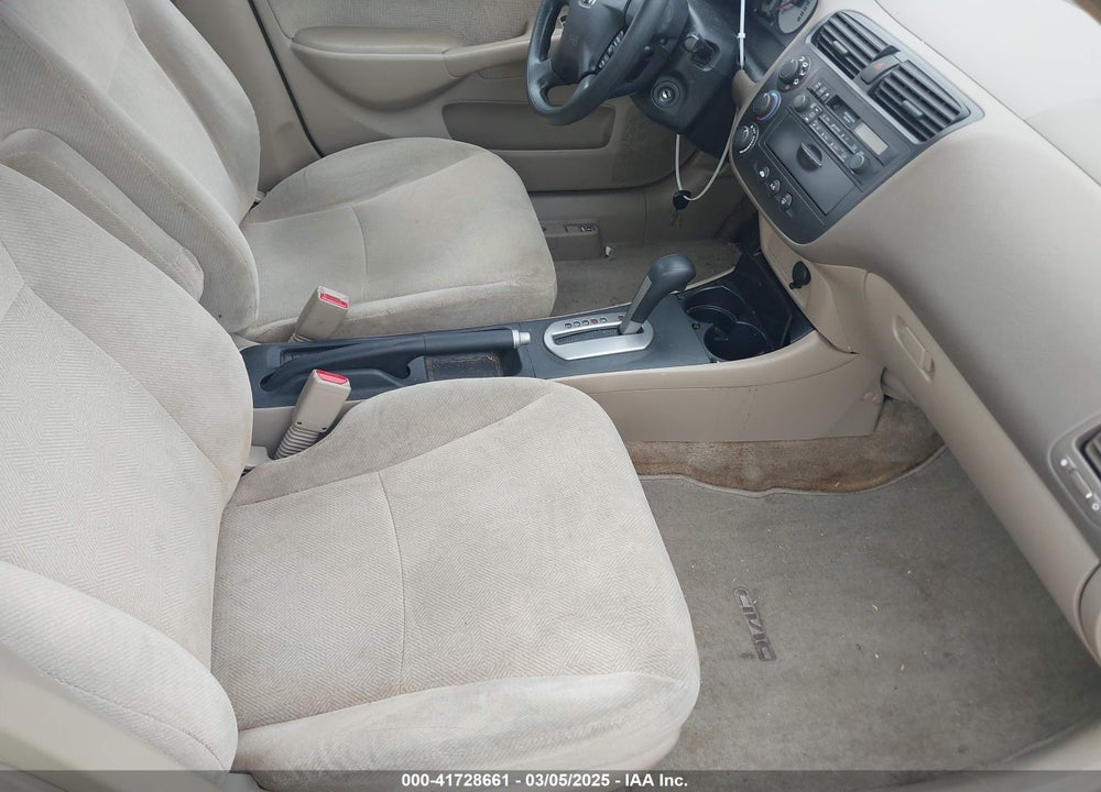 2002 HONDA CIVIC LX VIN: 1HGES16582L003451
