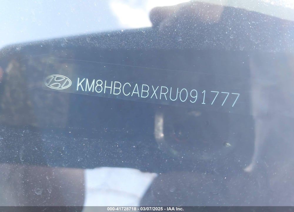 2024 HYUNDAI KONA VIN: KM8HBCABXRU091777