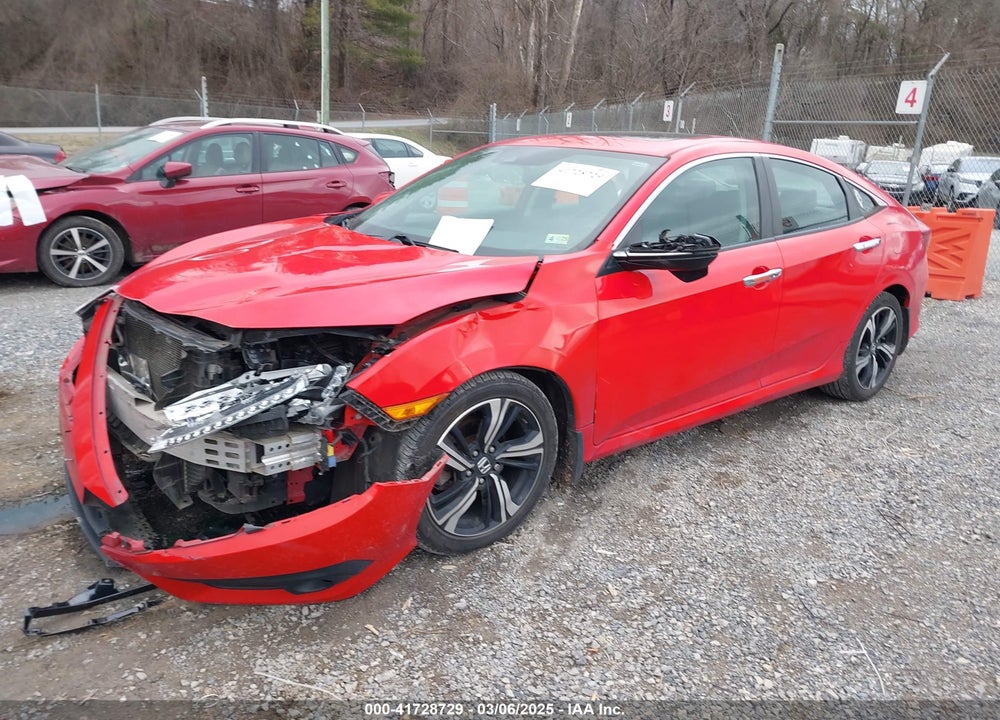 2016 HONDA CIVIC VIN: 2HGFC1F90GH656624