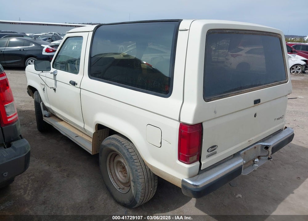 1986 FORD BRONCO II VIN: 1FMCU14T5GUA43369