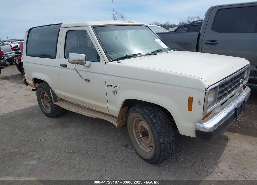1986 FORD BRONCO II VIN: 1FMCU14T5GUA43369