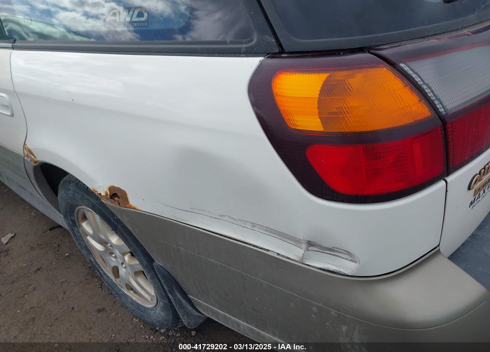2000 SUBARU OUTBACK LIMITED VIN: 4S3BH6869Y7637002