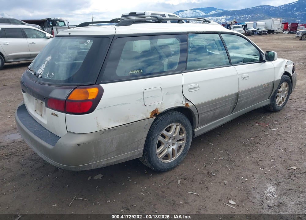 2000 SUBARU OUTBACK LIMITED VIN: 4S3BH6869Y7637002