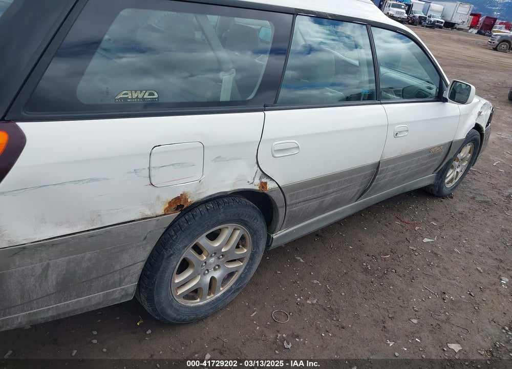 2000 SUBARU OUTBACK LIMITED VIN: 4S3BH6869Y7637002