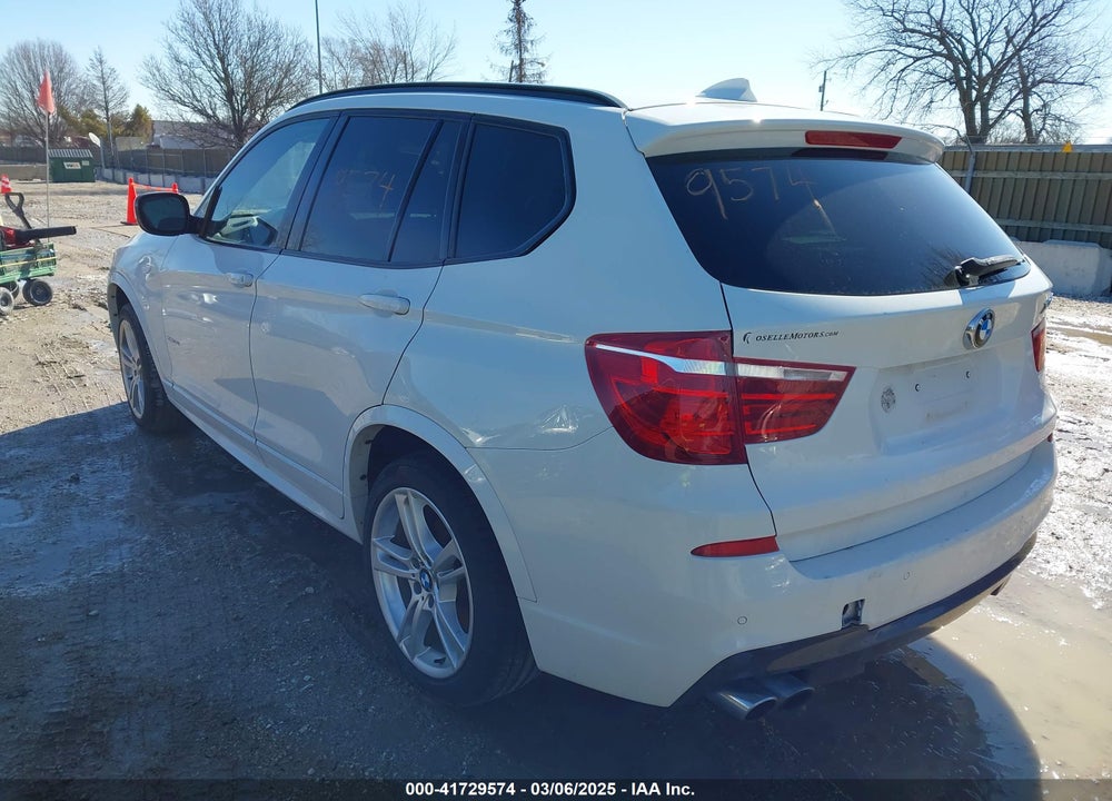 2013 BMW X3 XDRIVE35I VIN: 5UXWX7C50DL980497