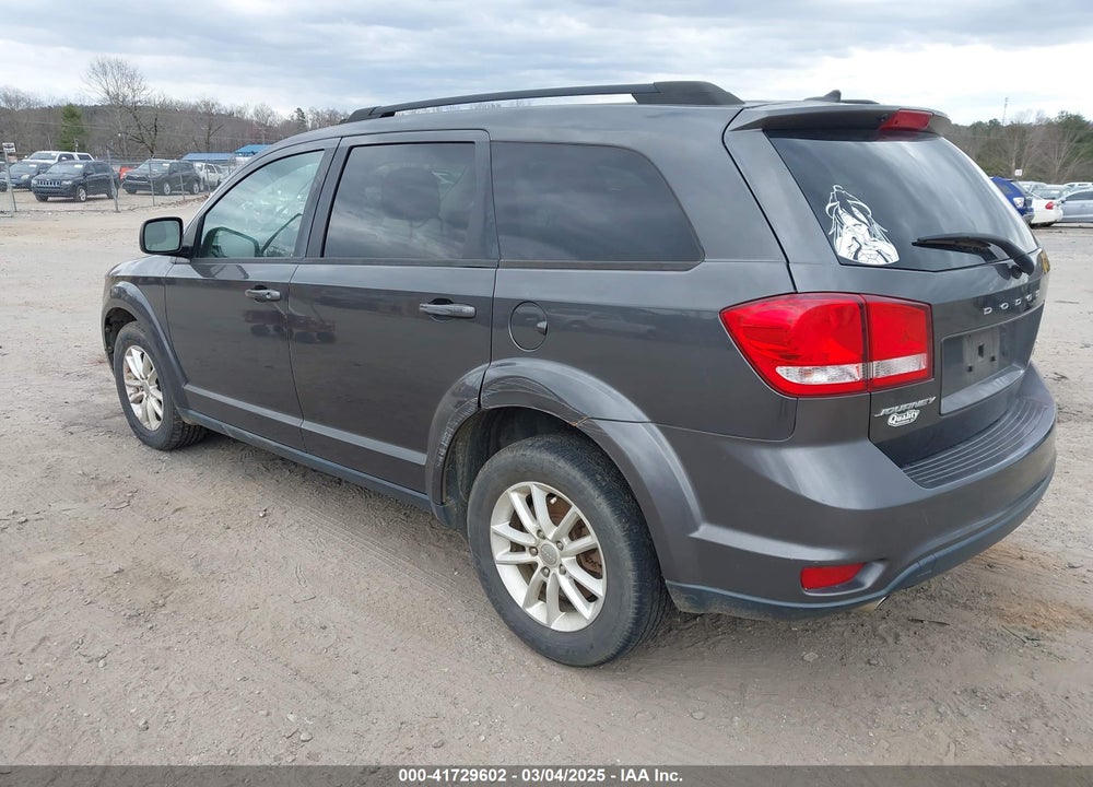 2015 DODGE JOURNEY SXT VIN: 3C4PDCBG0FT742716