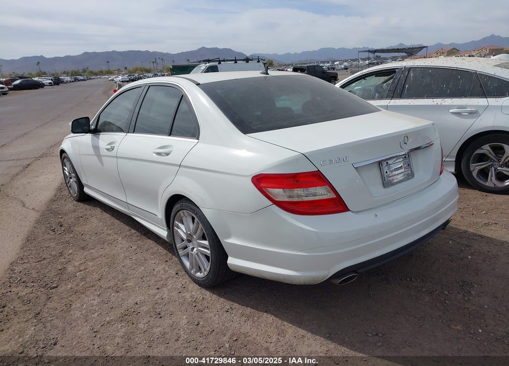 2009 MERCEDES-BENZ C 300 VIN: WDDGF54X39R071564