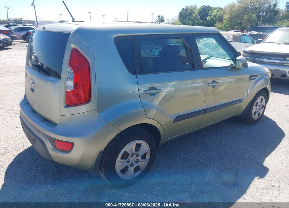 2012 KIA SOUL VIN: KNDJT2A56C7388932