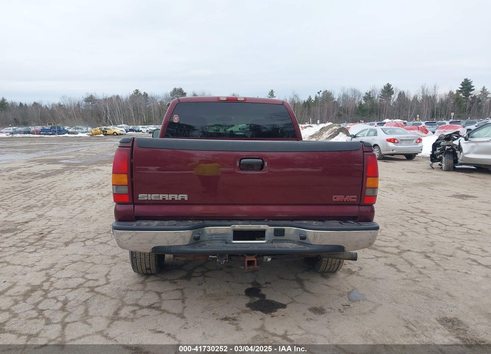 2002 GMC SIERRA 1500 SLE VIN: 2GTEK19V121212918