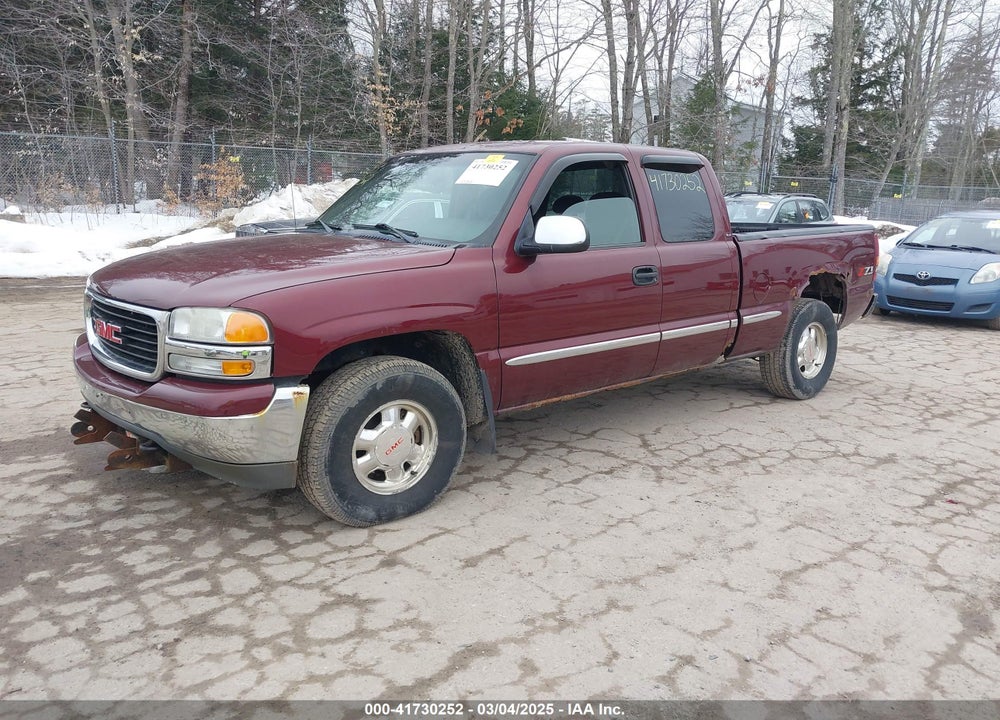 2002 GMC SIERRA 1500 SLE VIN: 2GTEK19V121212918