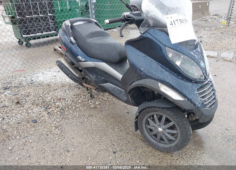 2009 PIAGGIO MP3 400 VIN: ZAPM590T495001149