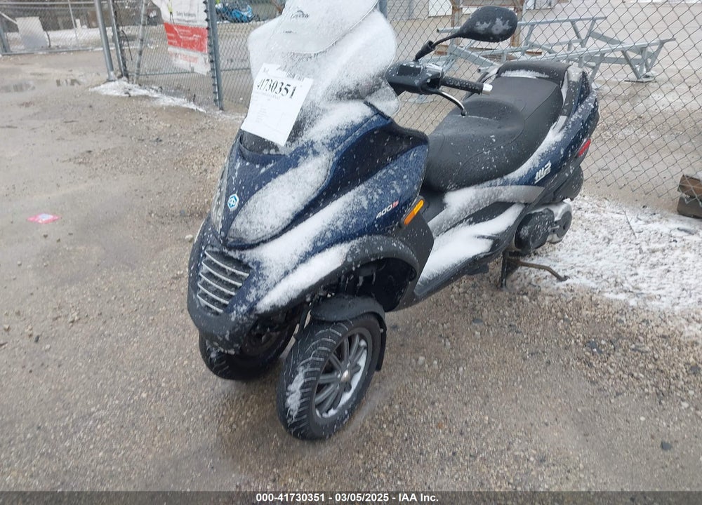 2009 PIAGGIO MP3 400 VIN: ZAPM590T495001149
