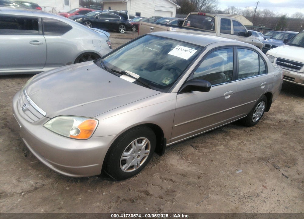 2002 HONDA CIVIC LX VIN: 1HGES16522L036946