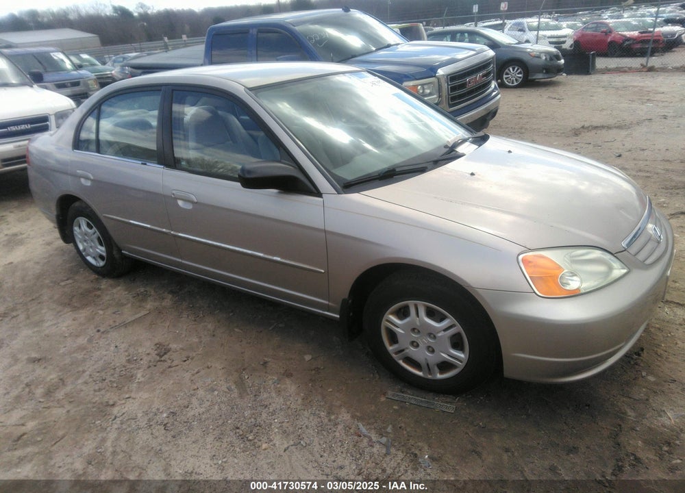 2002 HONDA CIVIC LX VIN: 1HGES16522L036946