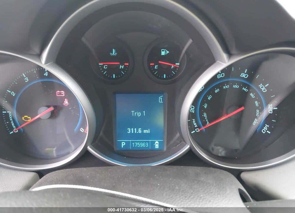 2011 CHEVROLET CRUZE 1LT VIN: 1G1PF5S90B7129722