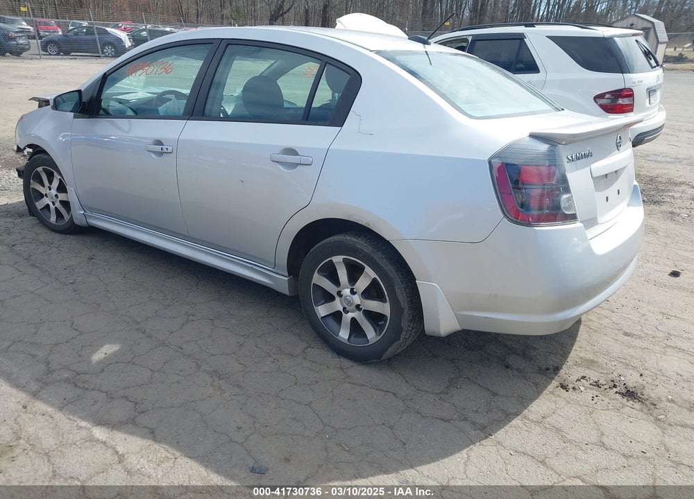 2012 NISSAN SENTRA VIN: 3N1AB6AP3CL622891