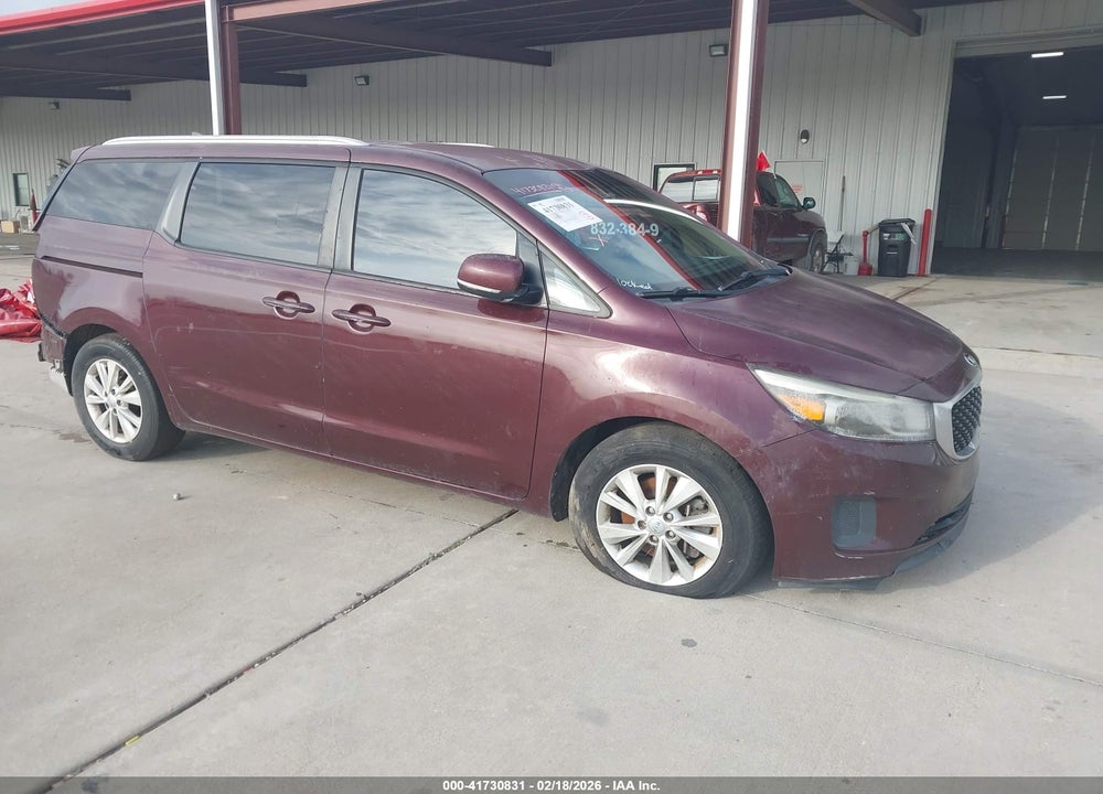 2015 KIA SEDONA LX VIN: KNDMB5C18F6032973