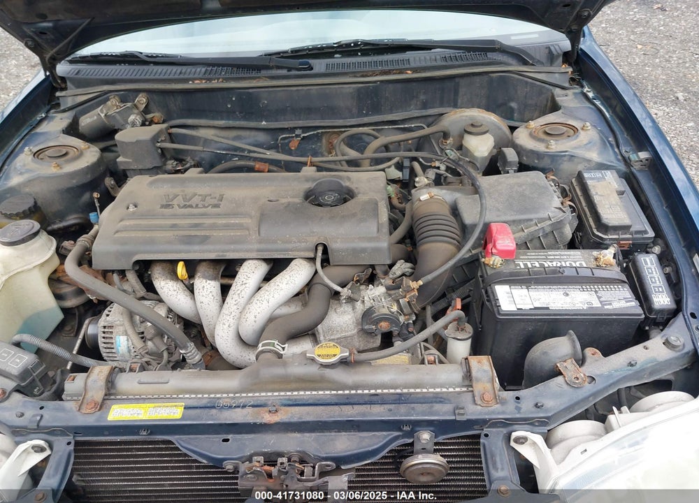 2001 TOYOTA COROLLA LE VIN: 2T1BR12E41C423961