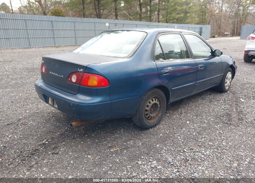 2001 TOYOTA COROLLA LE VIN: 2T1BR12E41C423961