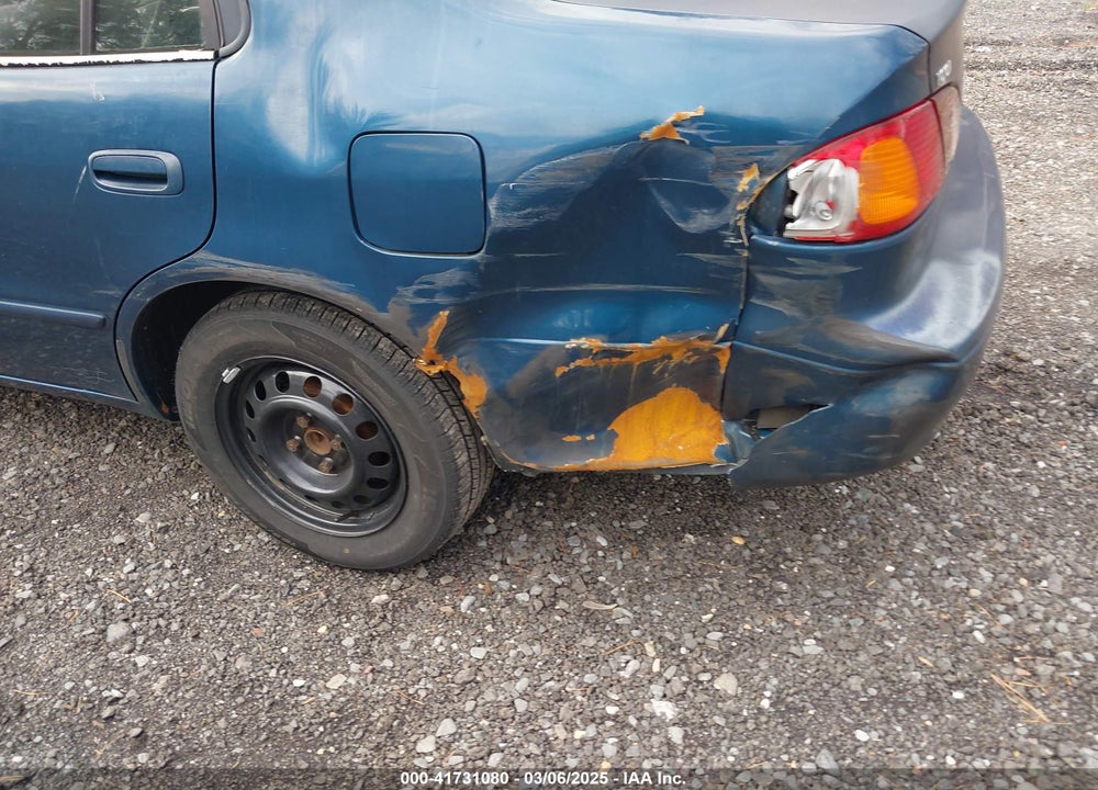 2001 TOYOTA COROLLA LE VIN: 2T1BR12E41C423961