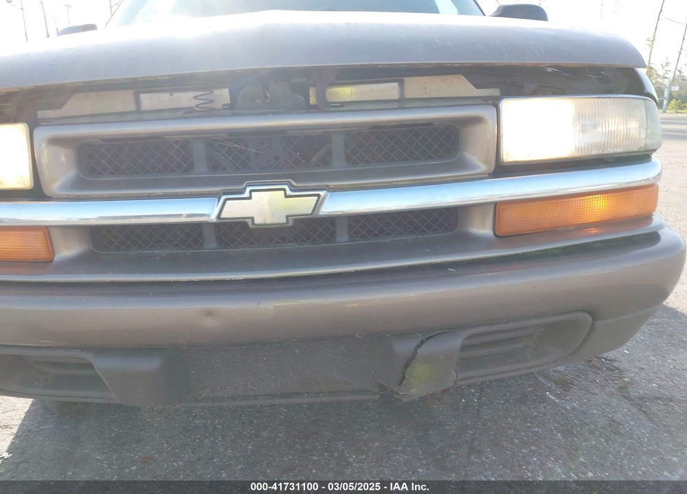2002 CHEVROLET BLAZER LS VIN: 1GNCS18WX2K160391