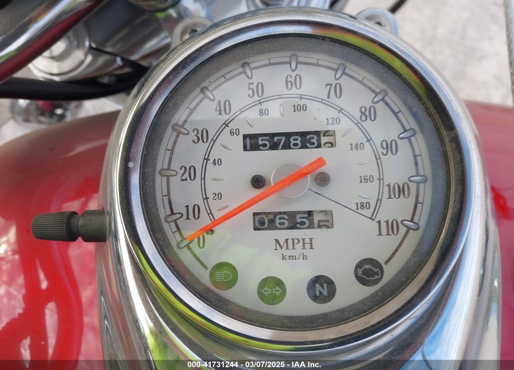 2009 YAMAHA XVS650 A/AT VIN: JYAVM01EX9A130374