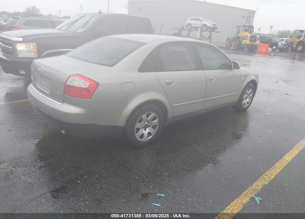2002 AUDI A4 1.8T VIN: WAULC68E22A123283