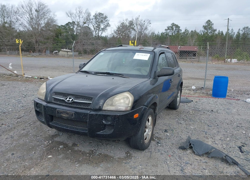 2008 HYUNDAI TUCSON GLS VIN: KM8JM12B58U874714