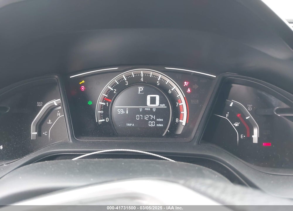2017 HONDA CIVIC VIN: 19XFC2F5XHE210799
