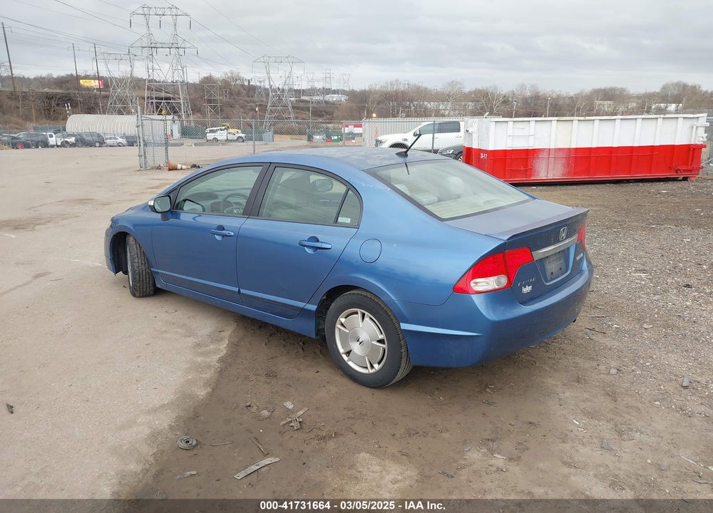 2009 HONDA CIVIC HYBRID VIN: JHMFA36279S010896