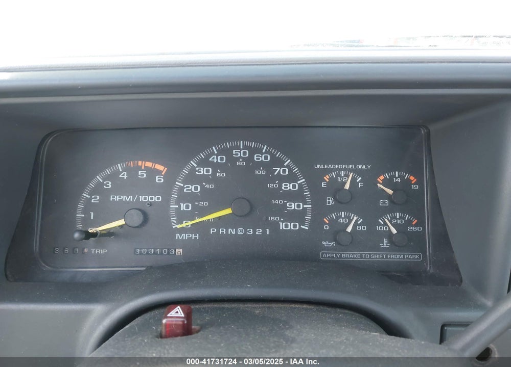 1996 CHEVROLET GMT-400 VIN: 1GCGC34J6TZ111274