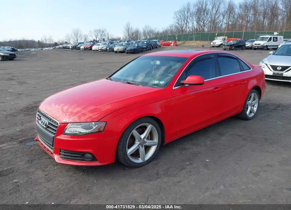 2012 AUDI A4 2.0T PREMIUM VIN: WAUBFAFL1CN014220