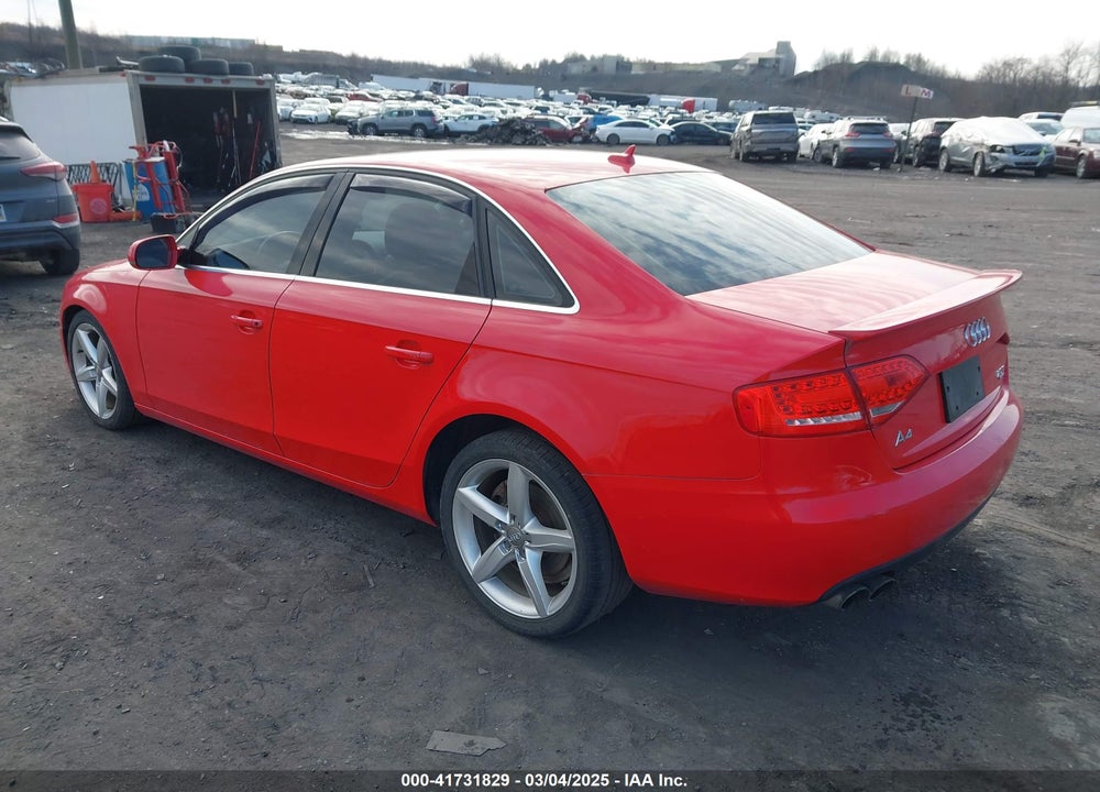 2012 AUDI A4 2.0T PREMIUM VIN: WAUBFAFL1CN014220