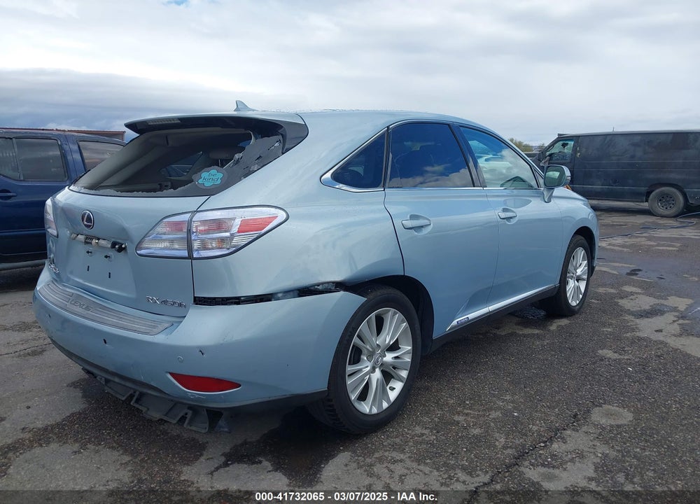 2010 LEXUS RX 450H VIN: JTJZB1BA1A2401721