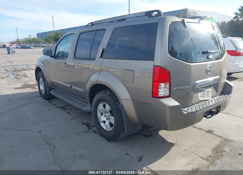 2005 NISSAN PATHFINDER VIN: 5N1AR18W95C765573