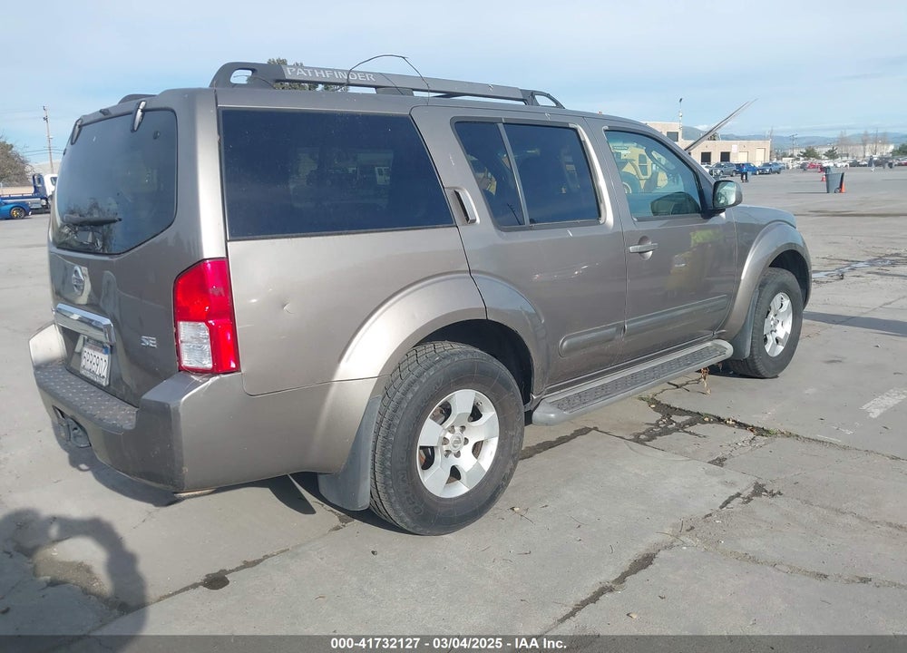 2005 NISSAN PATHFINDER VIN: 5N1AR18W95C765573