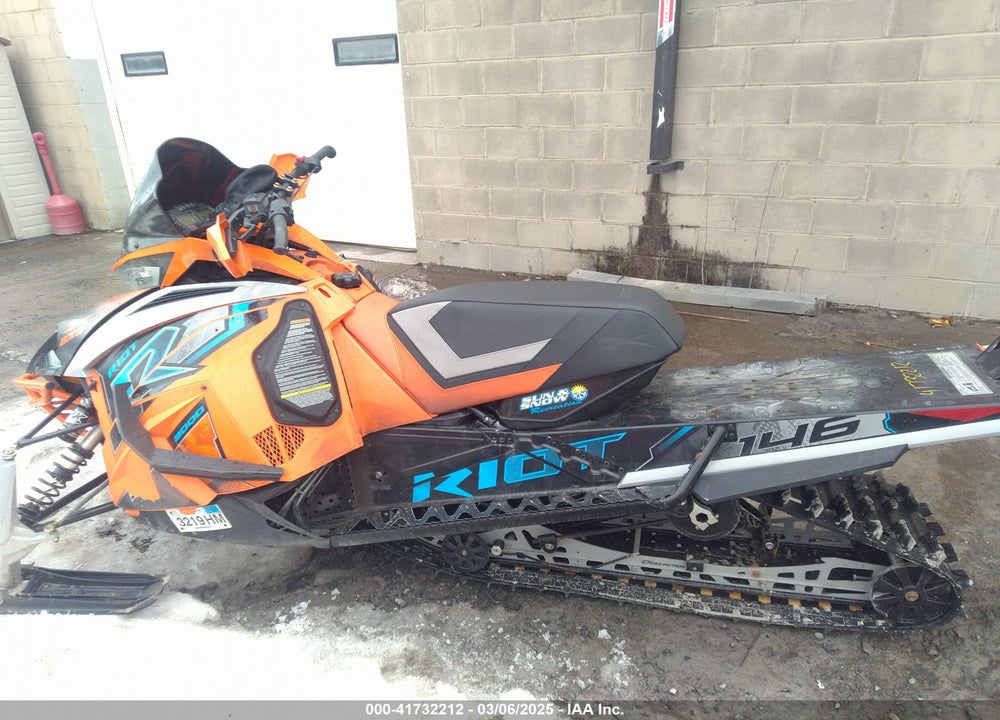 2021 ARCTIC CAT RIOT X 8000 ES VIN: 4UF1S2JH3MT103120