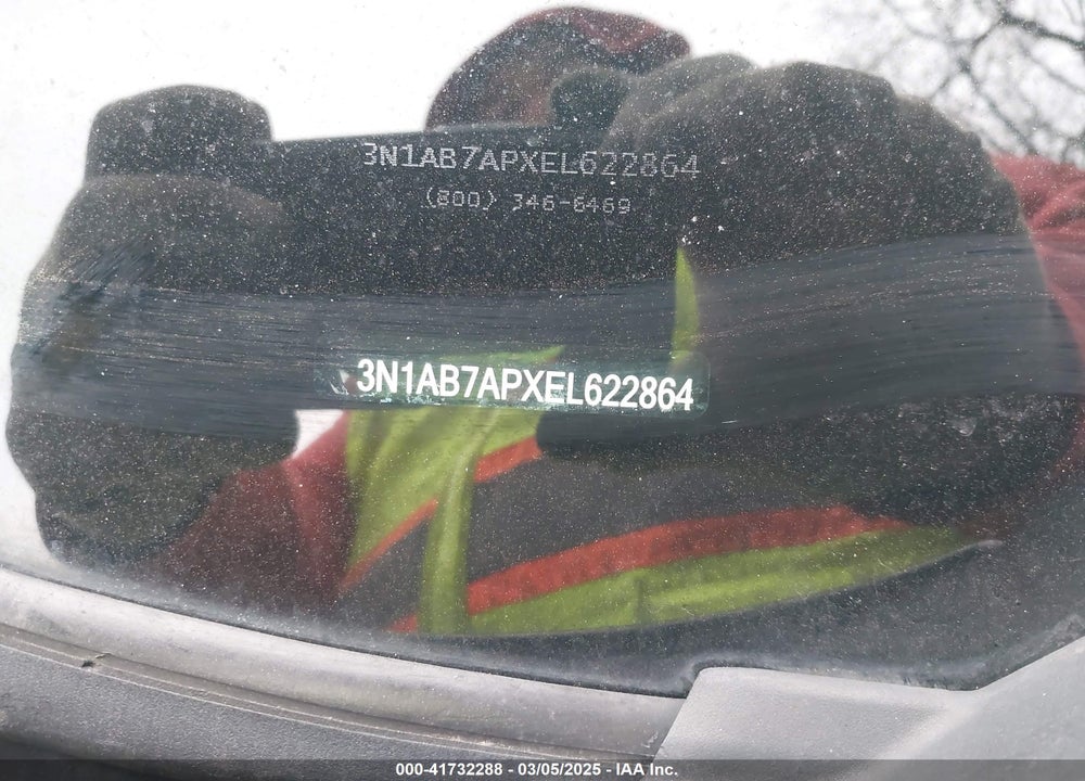 2014 NISSAN SENTRA VIN: 3N1AB7APXEL622864