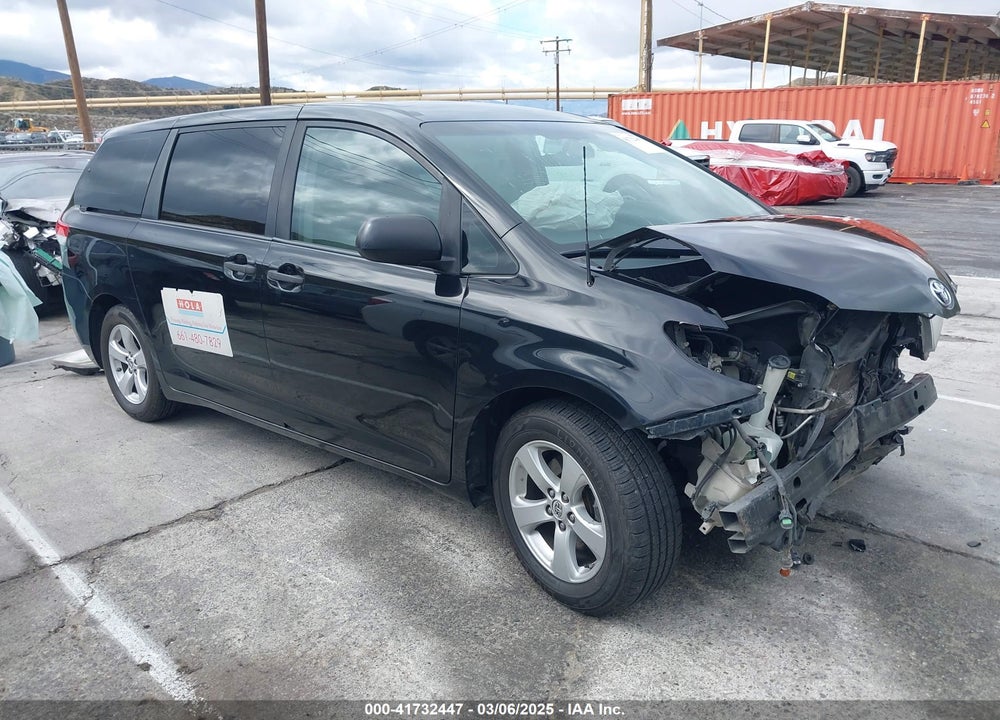 2014 TOYOTA SIENNA L V6 7 PASSENGER VIN: 5TDZK3DC3ES519412