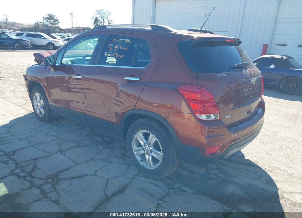2019 CHEVROLET TRAX VIN: 3GNCJLSB9KL279780