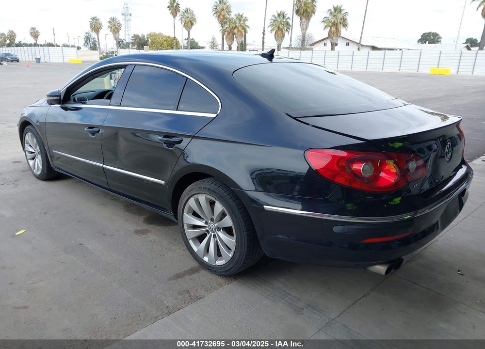 2012 VOLKSWAGEN CC SPORT VIN: WVWMP7AN4CE543259