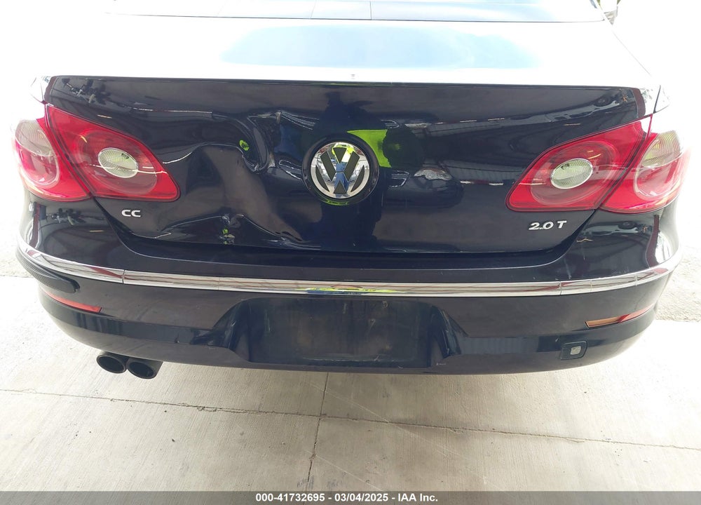 2012 VOLKSWAGEN CC SPORT VIN: WVWMP7AN4CE543259