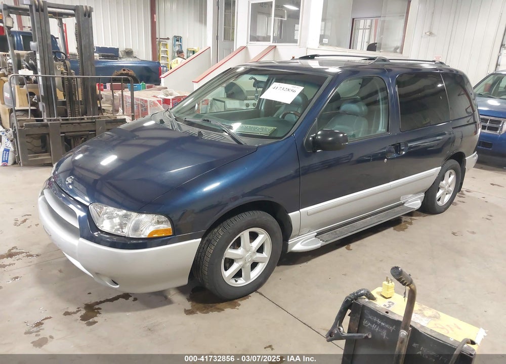 2001 NISSAN QUEST VIN: 4N2ZN17TX1D804294